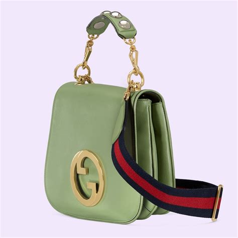 gucci blondie green|Top Handle Bags for Women .